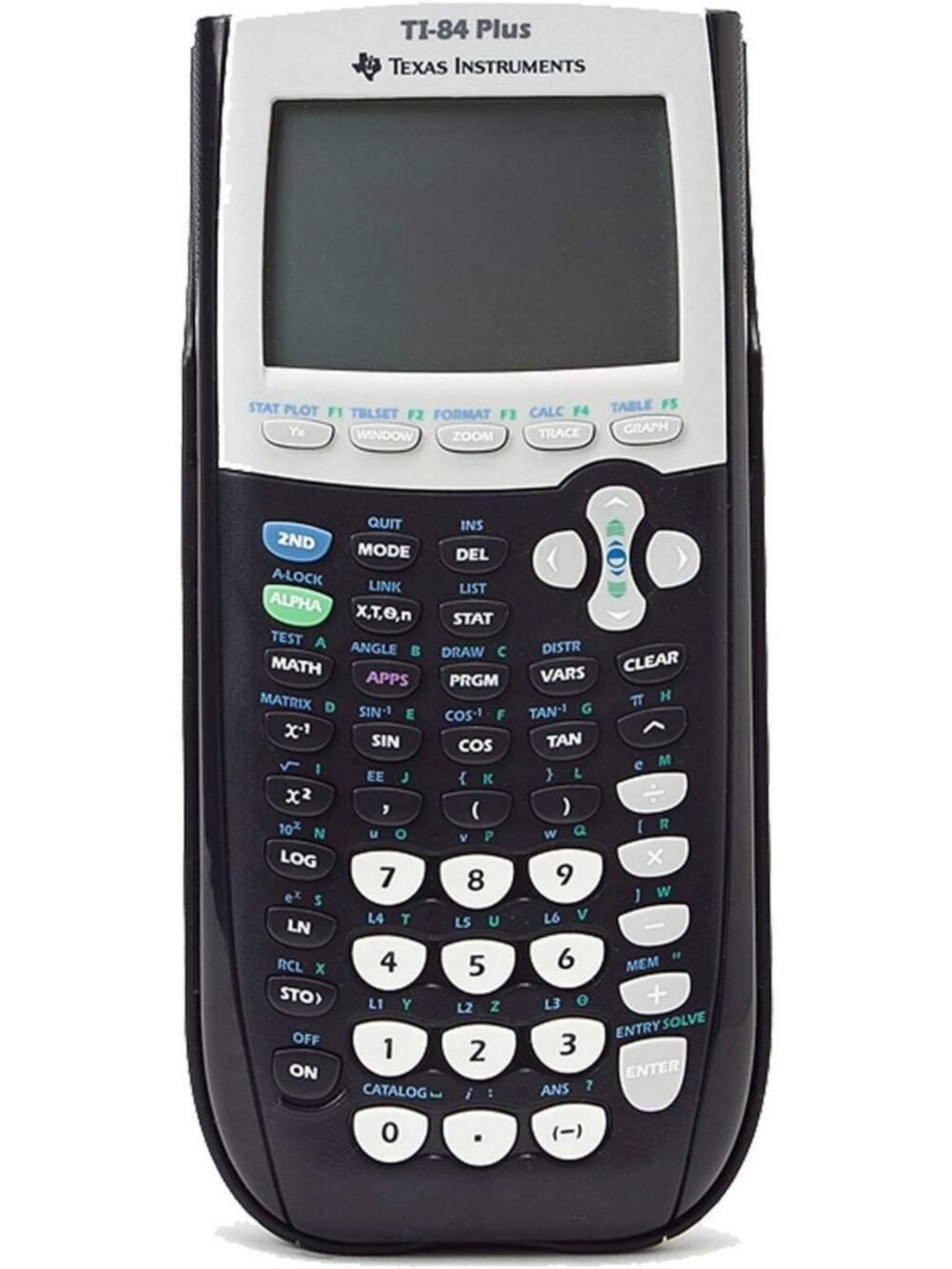 Graphing Calculator TI-84 Plus - High-Performance, Renewed, Black Color